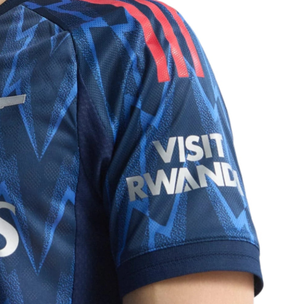 adidas Arsenal Authentic Lewis-Skelly Away Jersey w/ EPL + No Room For Racism 25/26 (Indigo/Silver)