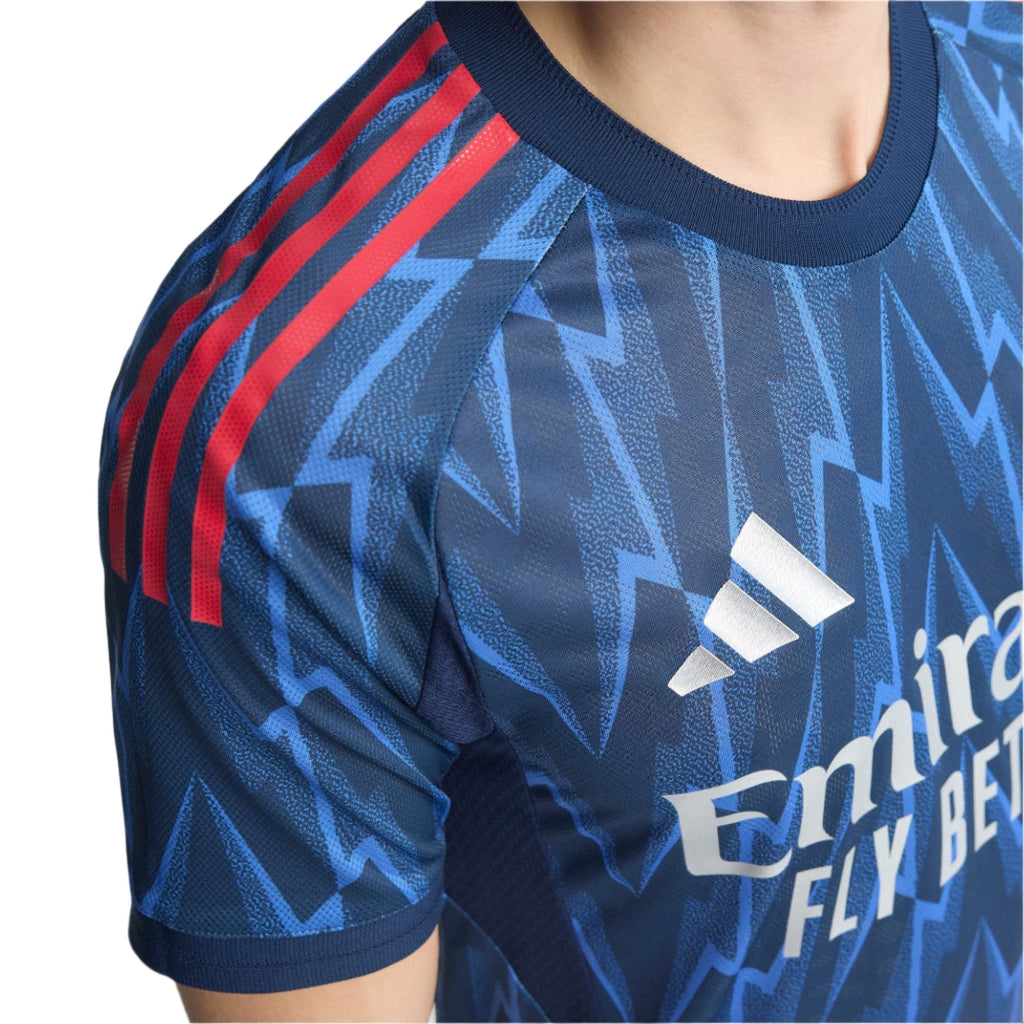 adidas Arsenal Authentic Lewis-Skelly Away Jersey w/ EPL + No Room For Racism 25/26 (Indigo/Silver)