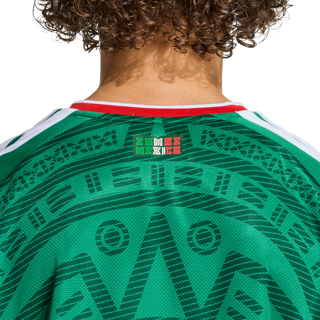 adidas Youth A. Vega Mexico 2026 Home World Cup Jersey (Bold Green)