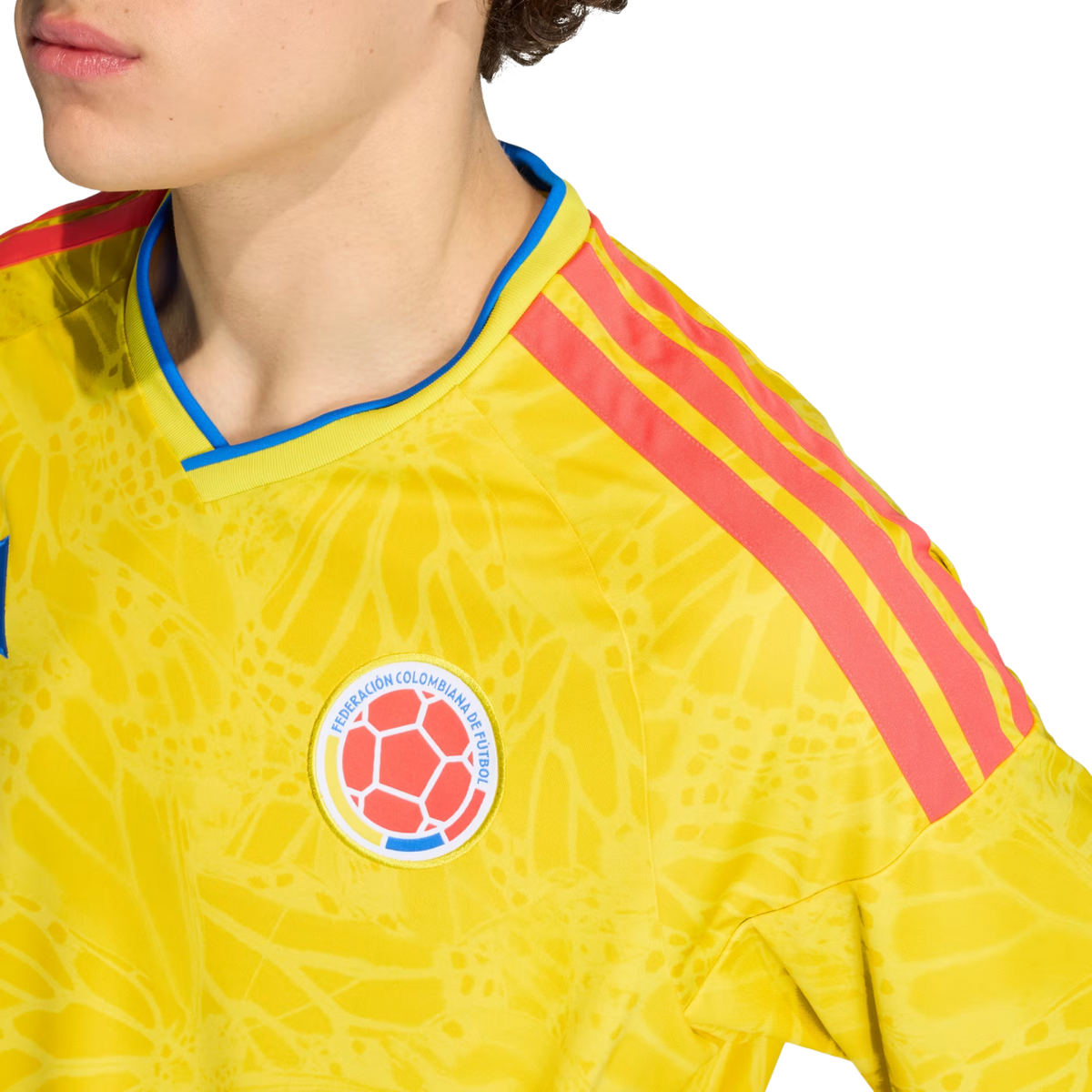adidas Men's Sinisterra Colombia 2026 Home Jersey (Impact Yellow)