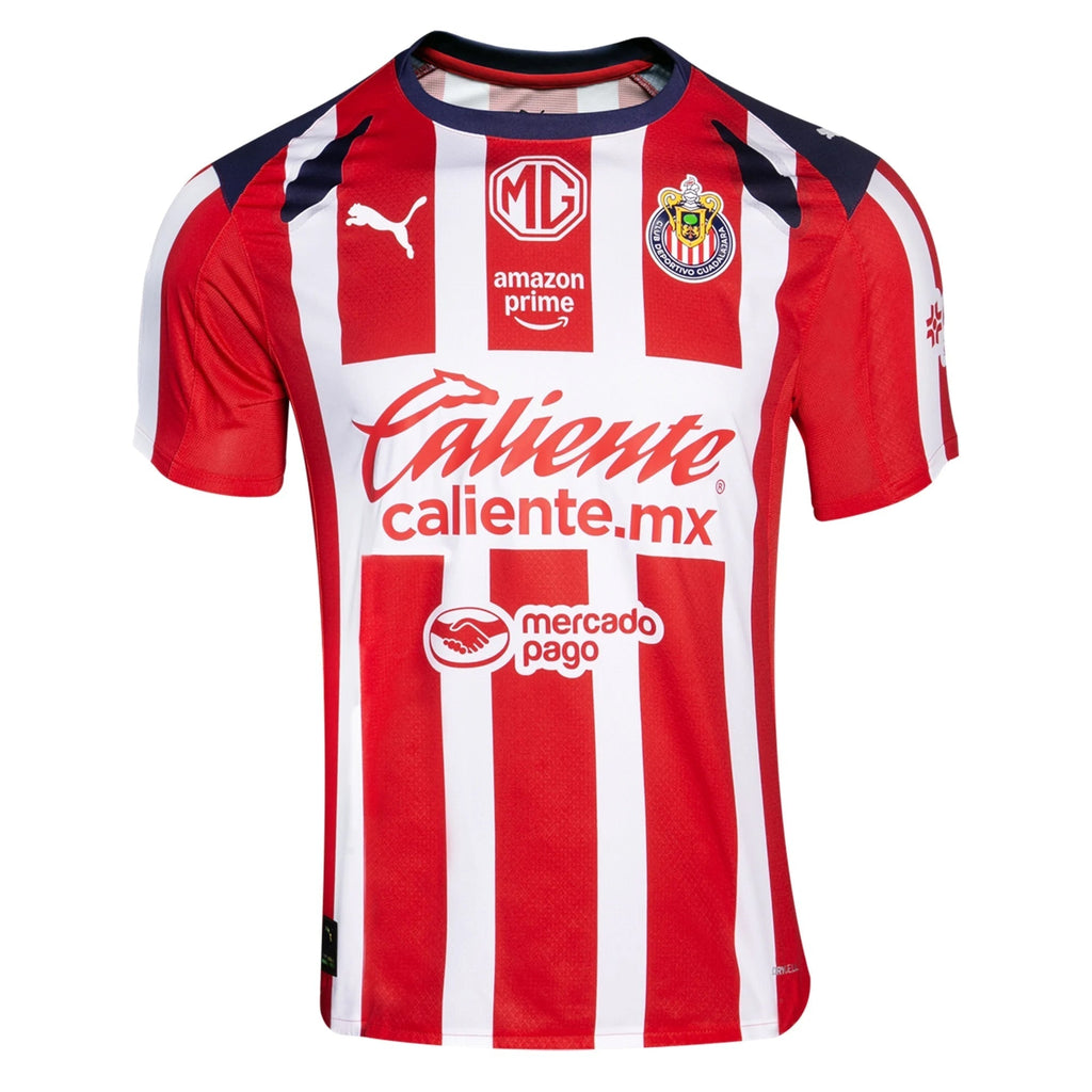 Puma Jose Castillo Men's Chivas De Guadalajara Home Jersey 25/26 (Puma Red/White)