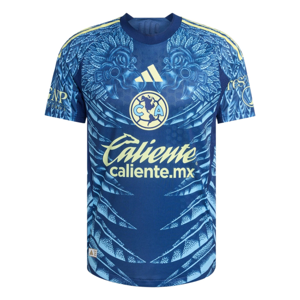 adidas A. Cervantes Men's Club AmÃ©rica 25/26 Authentic Away Jersey (Blue)