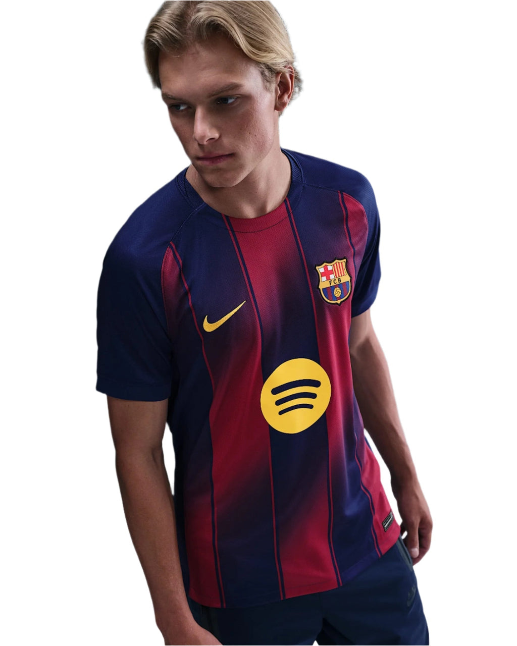 Nike Pedri FC Barcelona Home Jersey 25/26 w/ Champions League Patches (Deep Royal Blue/Midwest Gold)