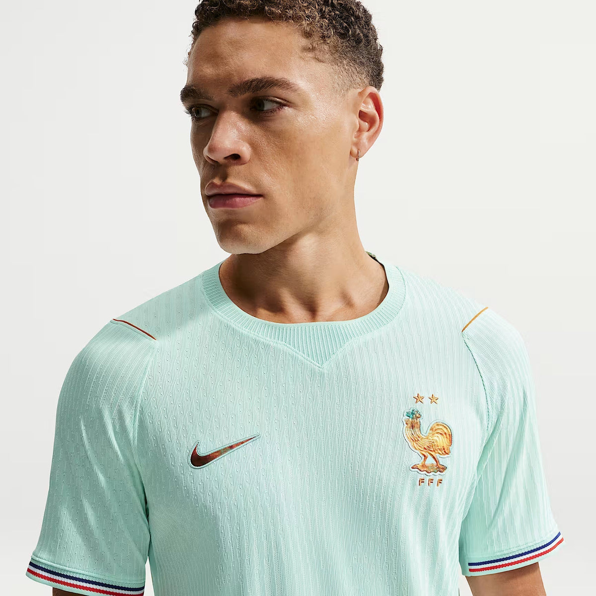Nike Men's France DÃ©sirÃ© DouÃ© Match Authentic Away Jersey 2026 (Igloo/Monarch)