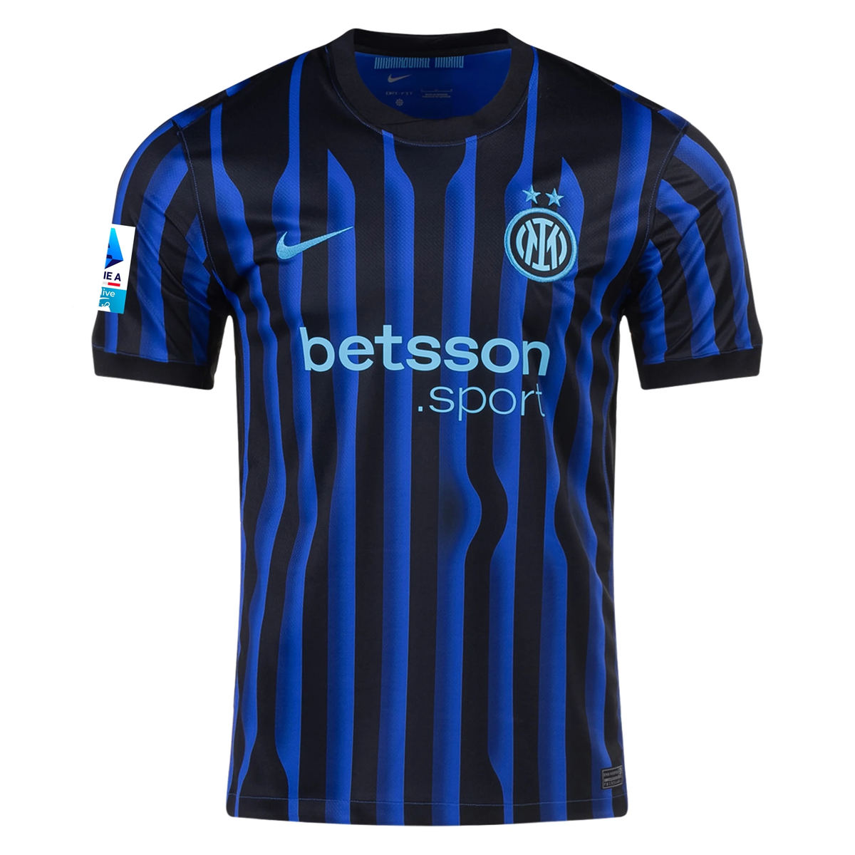 Nike Inter Milan Lautaro Martinez Home Jersey w/ Serie A Patch 25/26 (Lyon Blue/Black/Chlorine Blue)