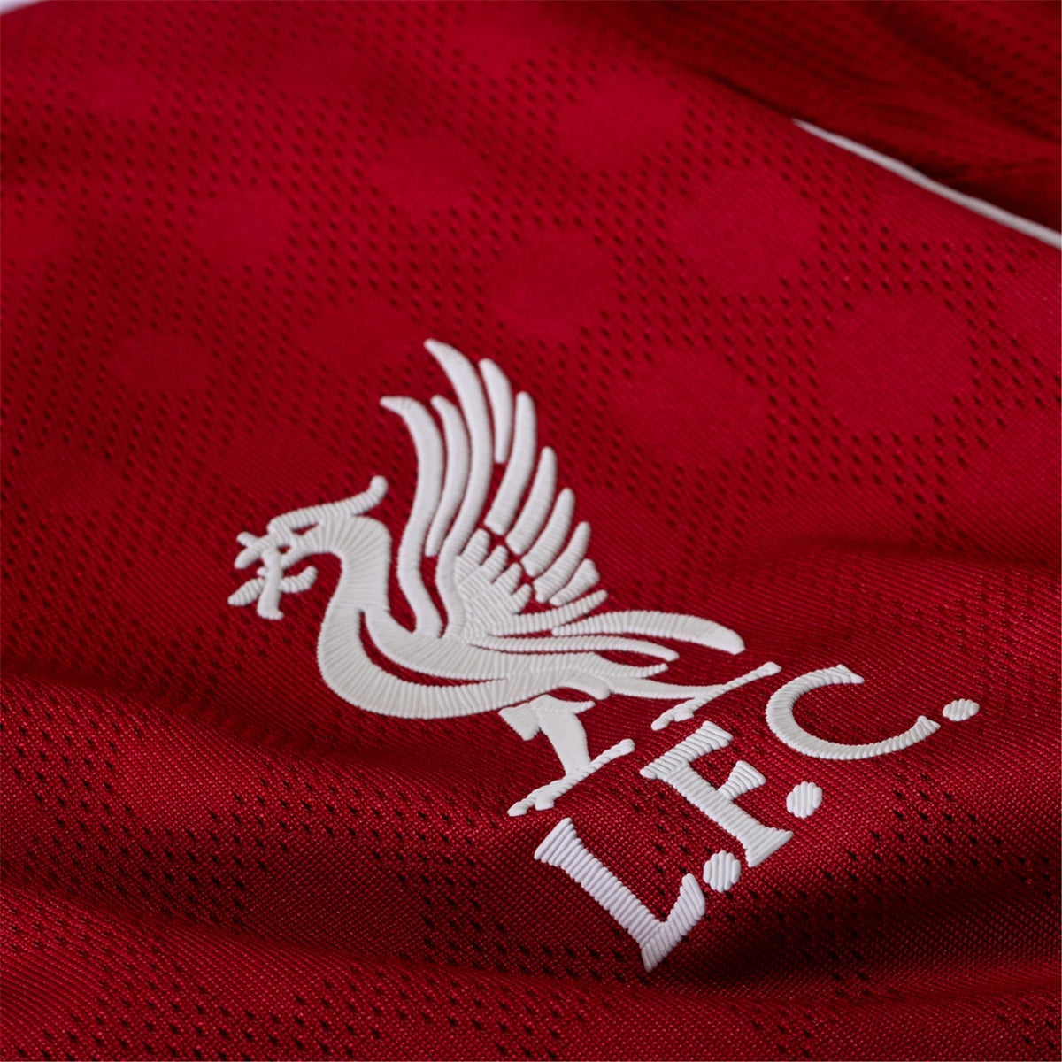 adidas Men's Liverpool FC Authentic Isak Home Jersey 25/26 w/ EPL + NRFR Patches (Strawberry Red)