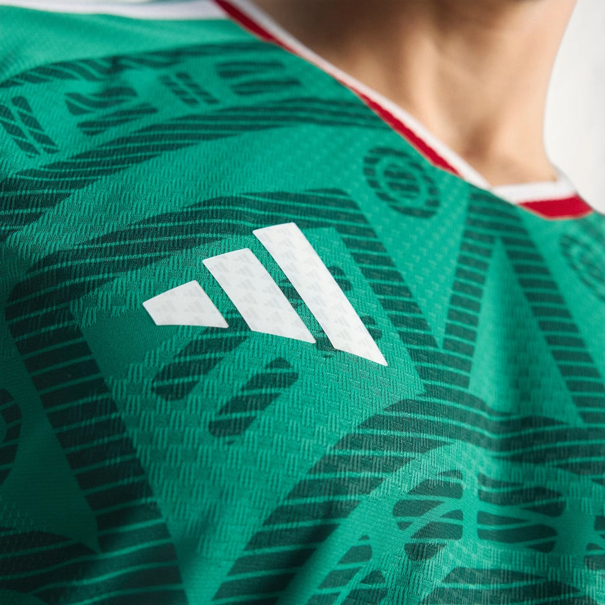 adidas Men's E. Sanchez Mexico Authentic Home 2026 World Cup Jersey (Bold Green)