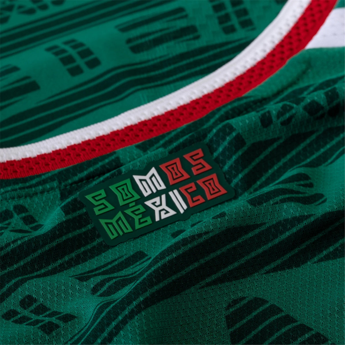 adidas Men's C. Montes Mexico Authentic Home 2026 World Cup Jersey (Bold Green)