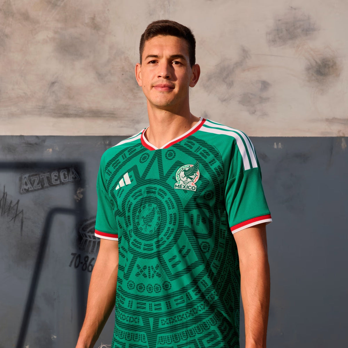 adidas Men's J. Orozco Mexico Authentic Home 2026 World Cup Jersey (Bold Green)
