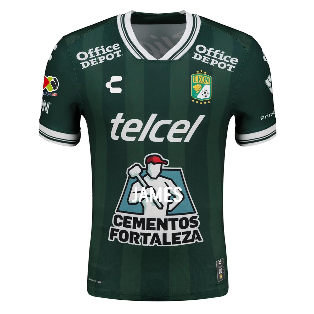 Charly Salvador Reyes Men's Leon FC Home Jersey 25/26 w/ BBVA Liga Patch (Green)