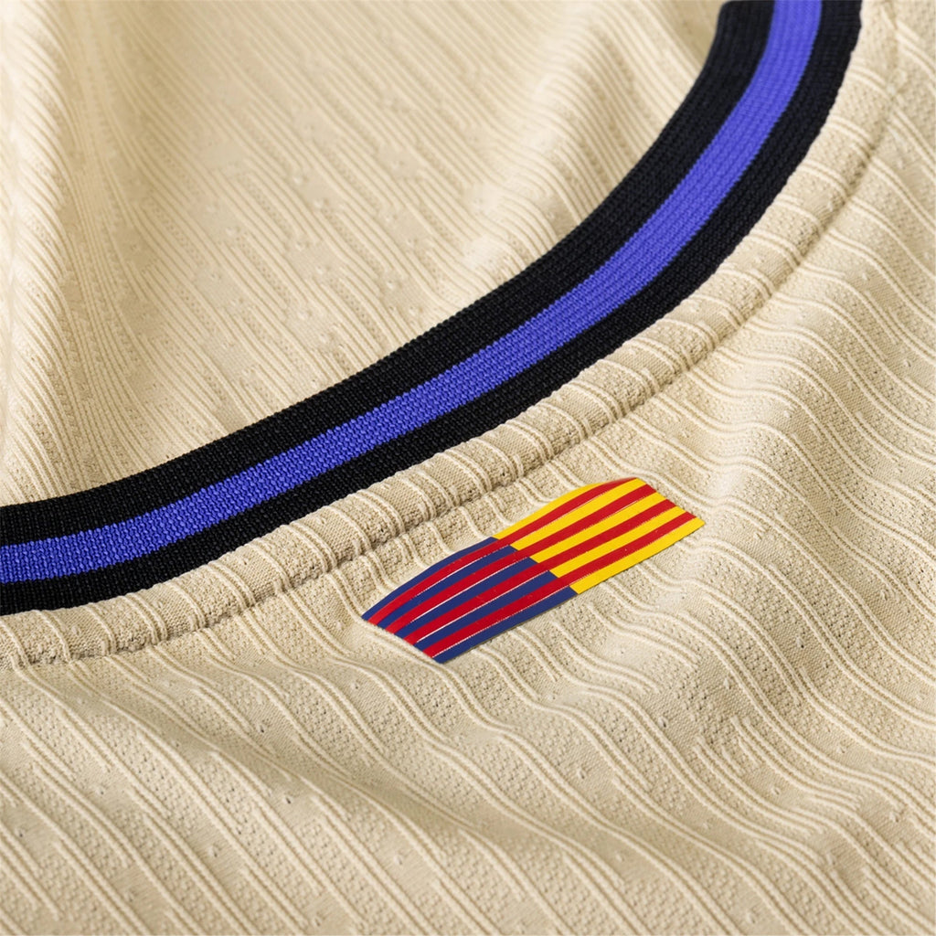 Nike Men's FC Barcelona Authentic Away Jersey (Team Gold/Persian Violet/Black)