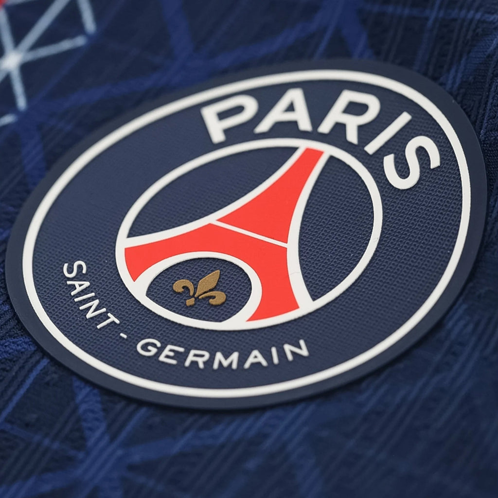 Nike Men's Zabarnyi Paris Saint-Germain Authentic Home Jersey 25/26 w/ Champions League Patches (Navy)