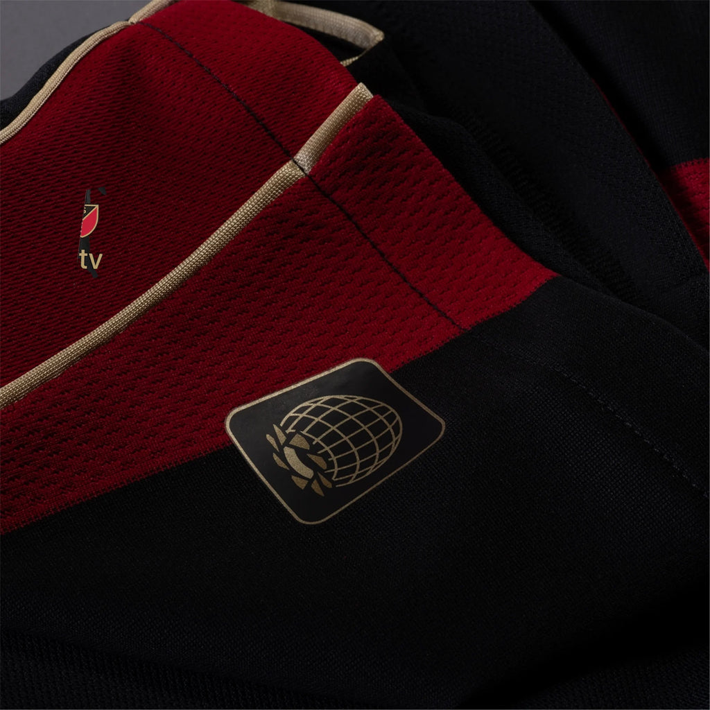 adidas Josh Cohen Atlanta United Authentic Home Jersey w/ MLS Patches 25/26 (Red/Black)