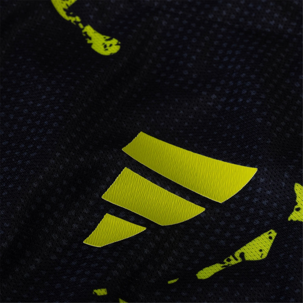 adidas Jacen Russell-Rowe Columbus Crew Authentic Away Jersey w/ MLS Patches 25/26 (Black/Yellow)