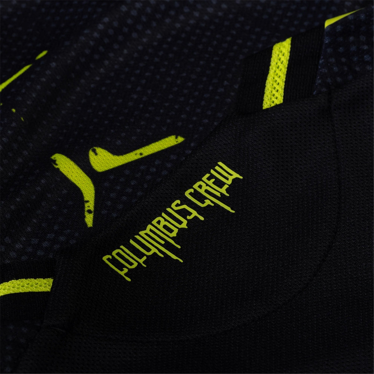 adidas Rudy Camacho Columbus Crew Authentic Away Jersey w/ MLS Patches 25/26 (Black/Yellow)