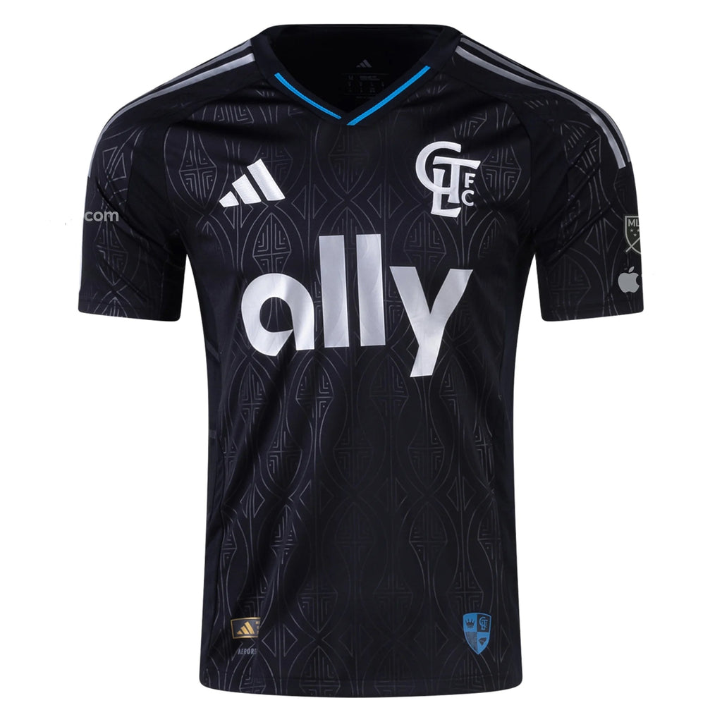 adidas Mikah Thomas Charlotte FC Authentic Away Jersey 25/26 (Black)
