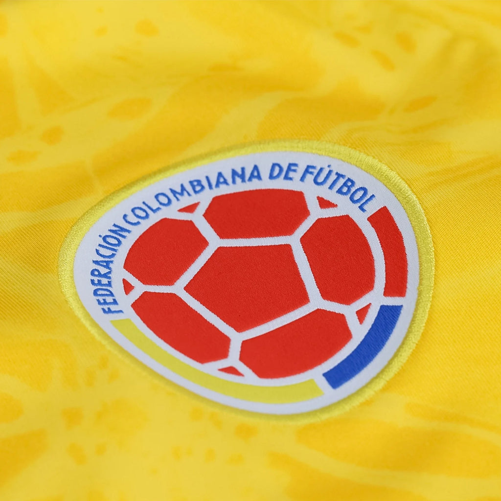 adidas Men's Valderrama Colombia 2026 Home Jersey (Impact Yellow)