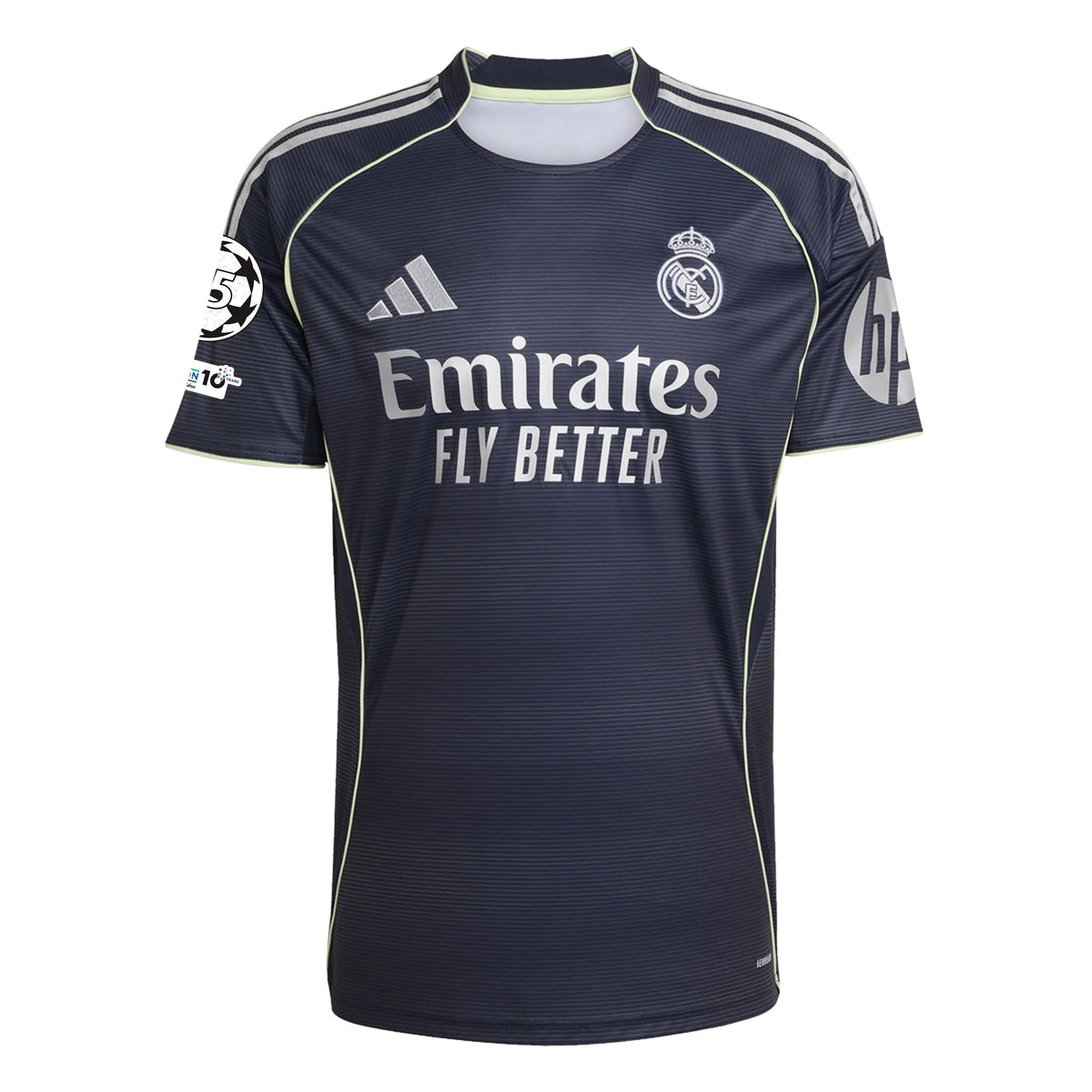 adidas Arda GÃ¼ler Real Madrid 25/26 Away Jersey w/ Champions League Patches (Legend Ink)