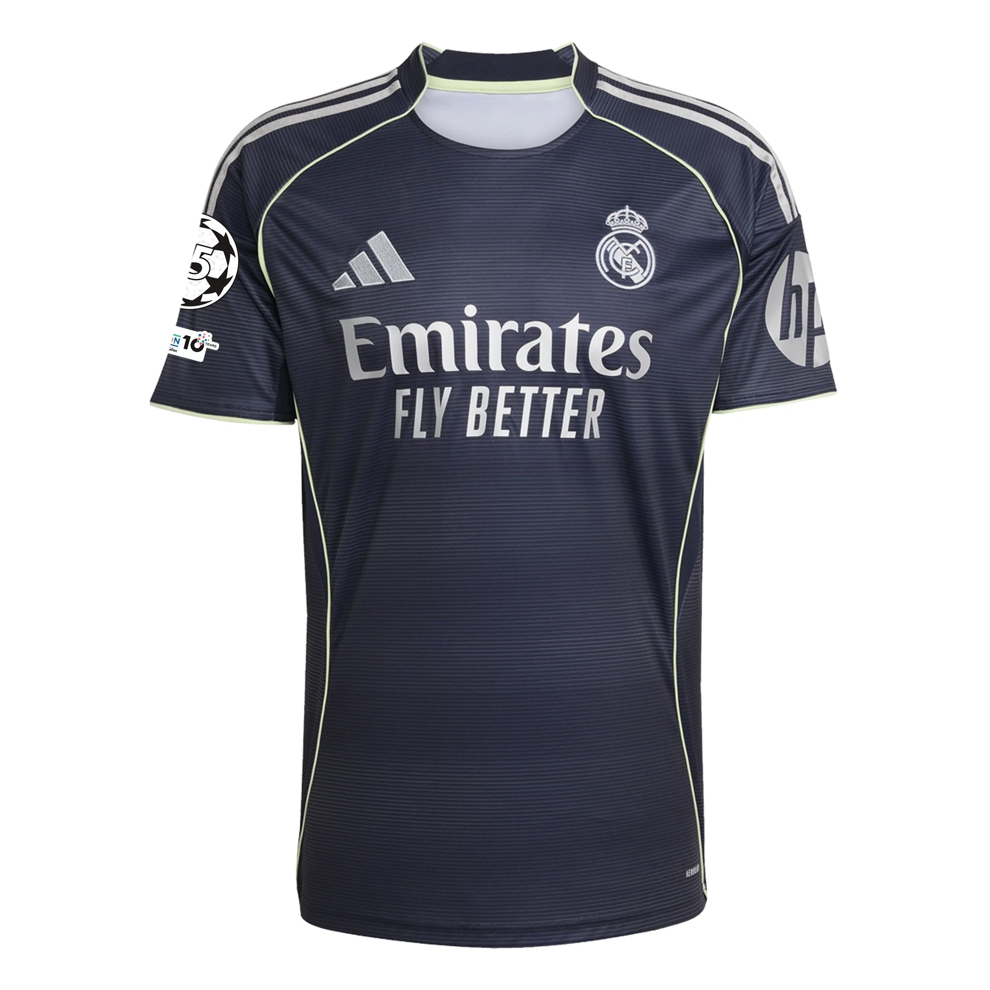 adidas Camavinga Real Madrid 25/26 Away Jersey w/ Champions League Patches (Legend Ink)