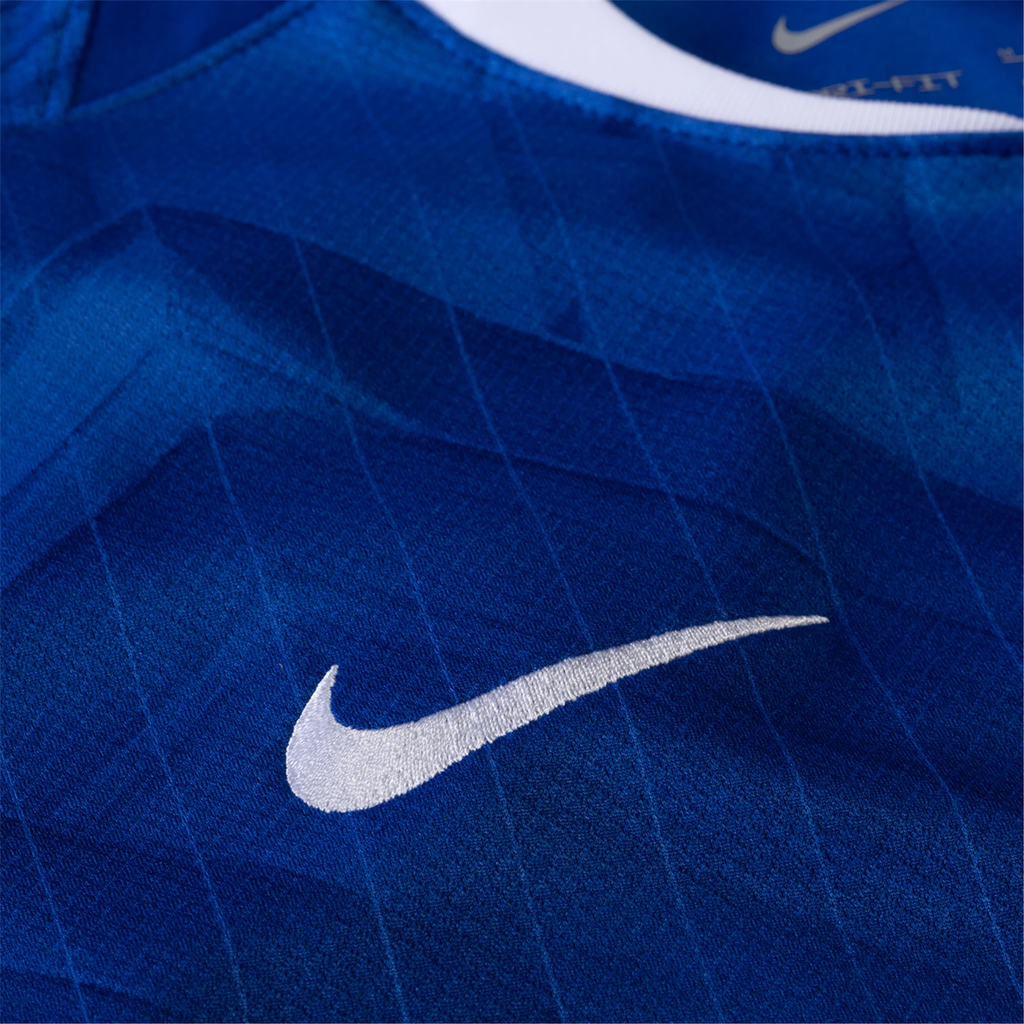Nike MoisÃ©s Caicedo Chelsea Home Jersey w/ Club World Cup Champion Patches 25/26 (Rush Blue/White/Speed Red)