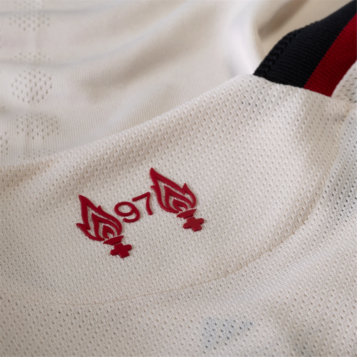 adidas Men's Liverpool Authentic Milos Kerkez Away Jersey w/ Champions League Patches 25/26 (Wonder White)