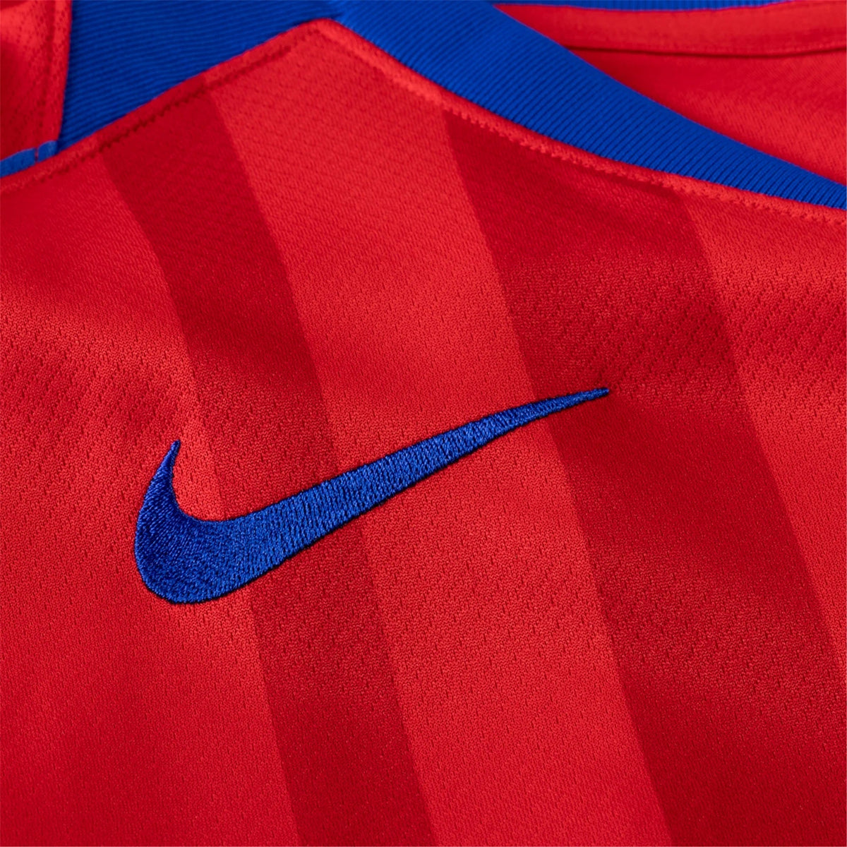 Nike Men's Paris Saint-Germain Authentic Ousmane DembÃ©lÃ© Third Jersey w/ Champions League Patches 25/26 (Sport Red/Hyper Royal)