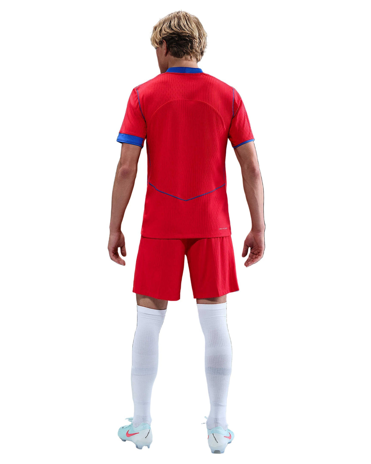 Nike Men's Paris Saint-Germain Authentic Ousmane DembÃ©lÃ© Third Jersey w/ Champions League Patches 25/26 (Sport Red/Hyper Royal)