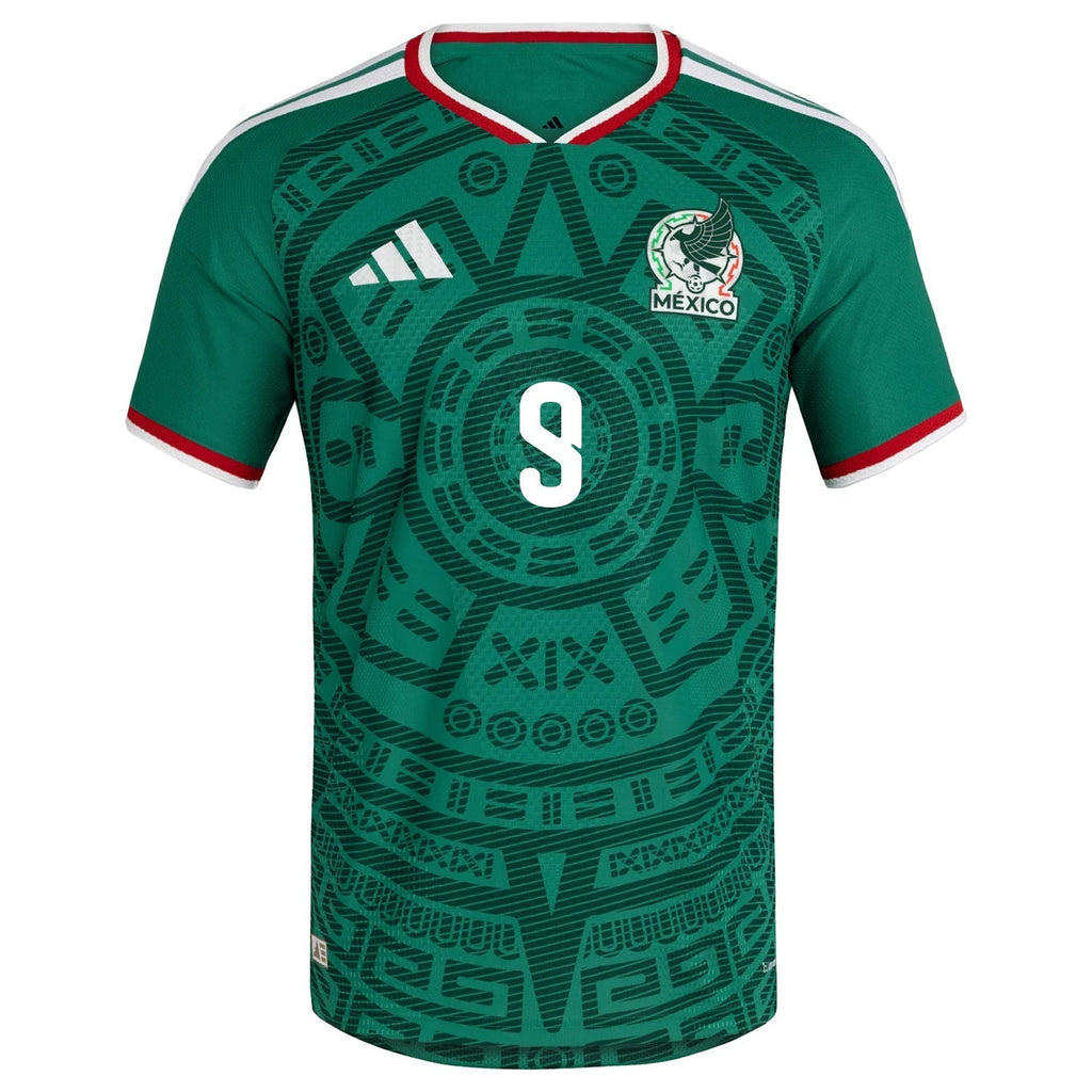 adidas Men's RaÃºl JimÃ©nez Mexico Authentic Home 2026 World Cup Jersey (Bold Green)