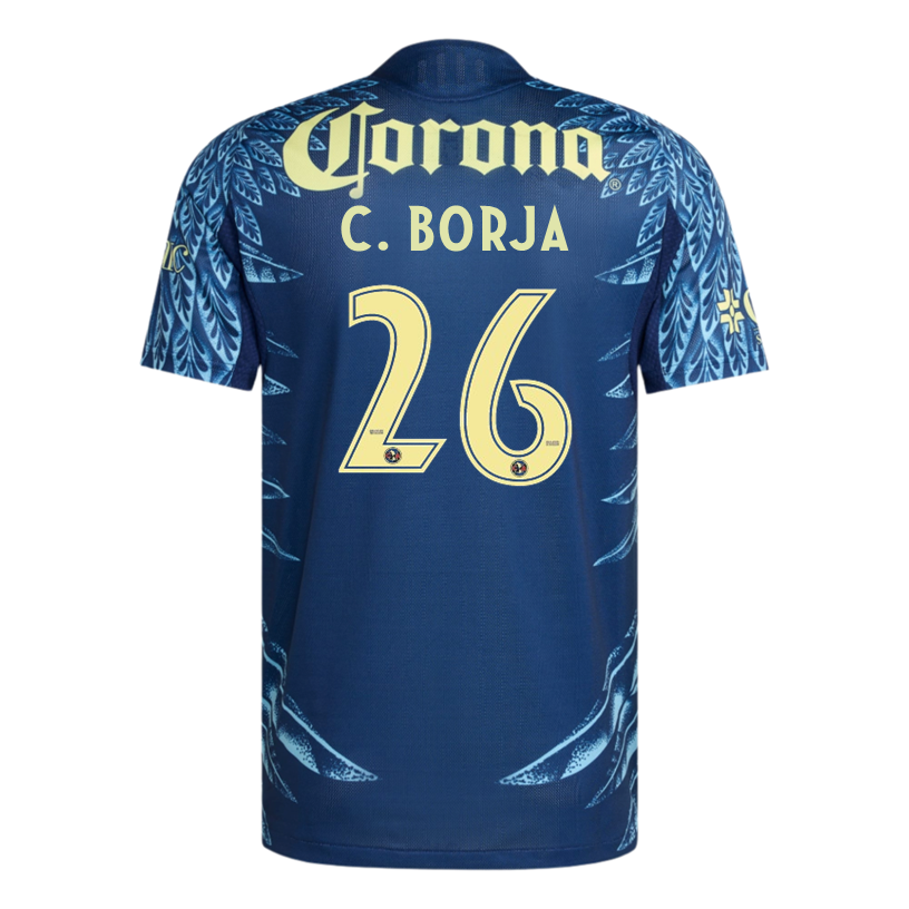 adidas C. Borja Men's Club AmÃ©rica 25/26 Authentic Away Jersey (Blue)