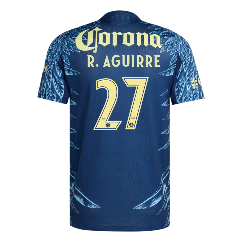 adidas R. Aguirre Men's Club AmÃ©rica 25/26 Authentic Away Jersey (Blue)
