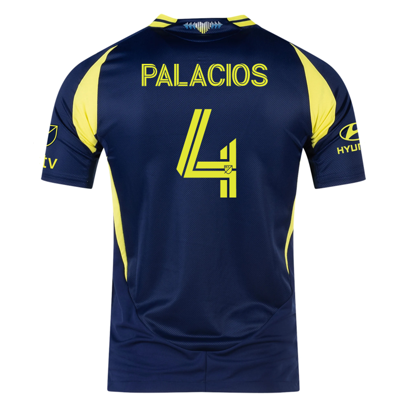 adidas Nashville Authentic Jeisson Palacios 4 Away Jersey w/ MLS + Apple TV 25/26 (Tena Blue)