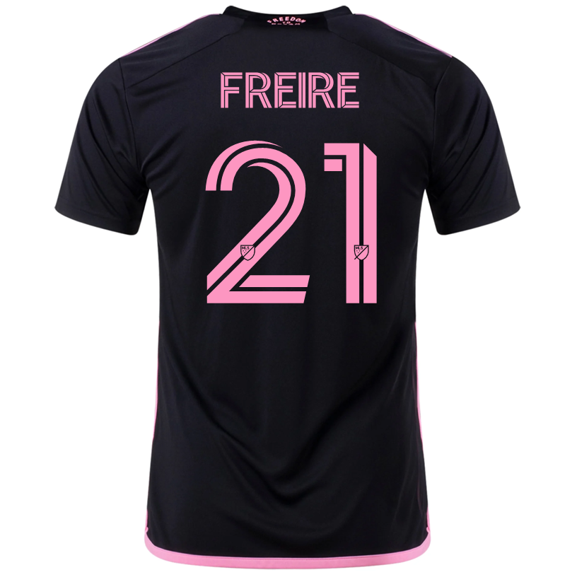 adidas NicolÃ¡s Freire Inter Miami Away Jersey 23/24 (Black/True Pink)