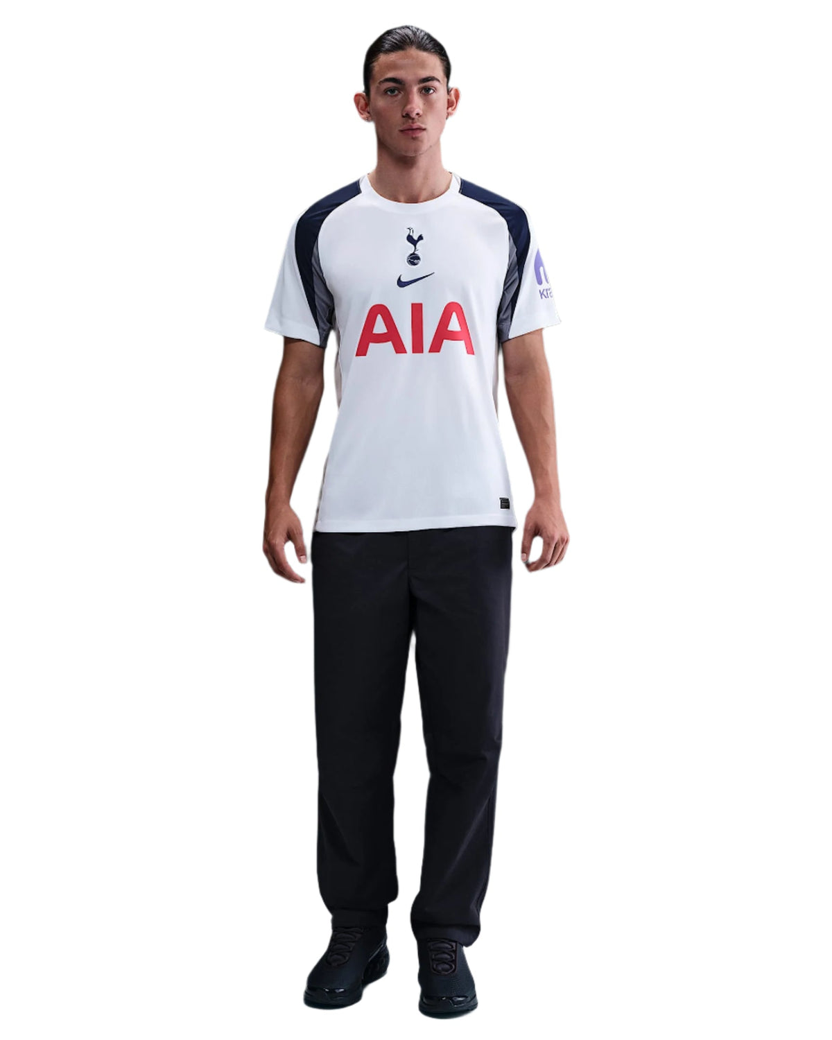 Nike Bissouma Tottenham Hotspurs Home Jersey w/ EPL + No Room For Racism Patch 25/26 (White/Iron/Binary Blue)