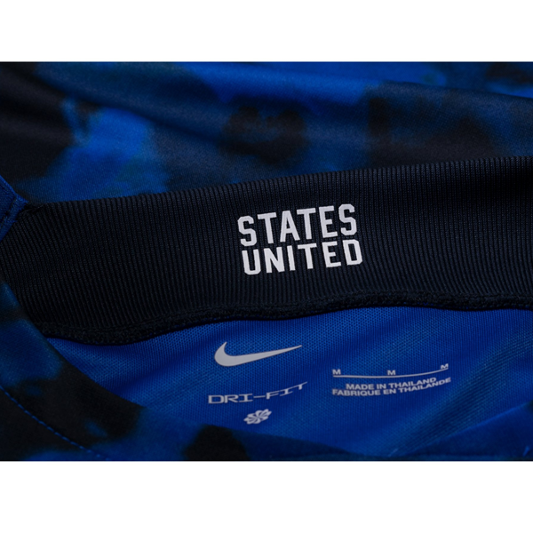 Nike United States Weston Mckennie Away Jersey 22/23 w/ World Cup 2022 Patches (Bright Blue/White)