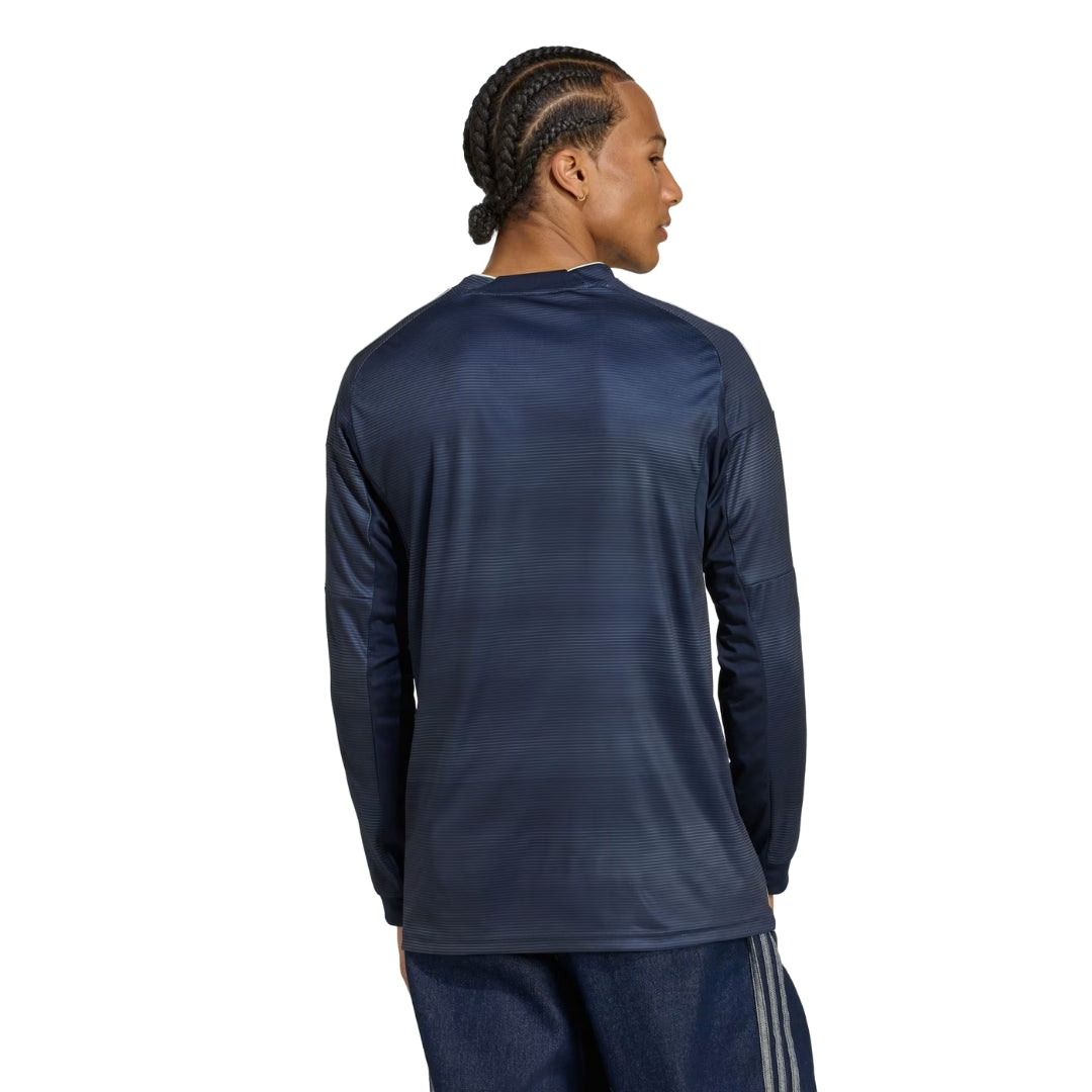 adidas Real Madrid Carvajal Long Sleeve Away Jersey w/ Champions League Patches 25/26 (Legend Ink)