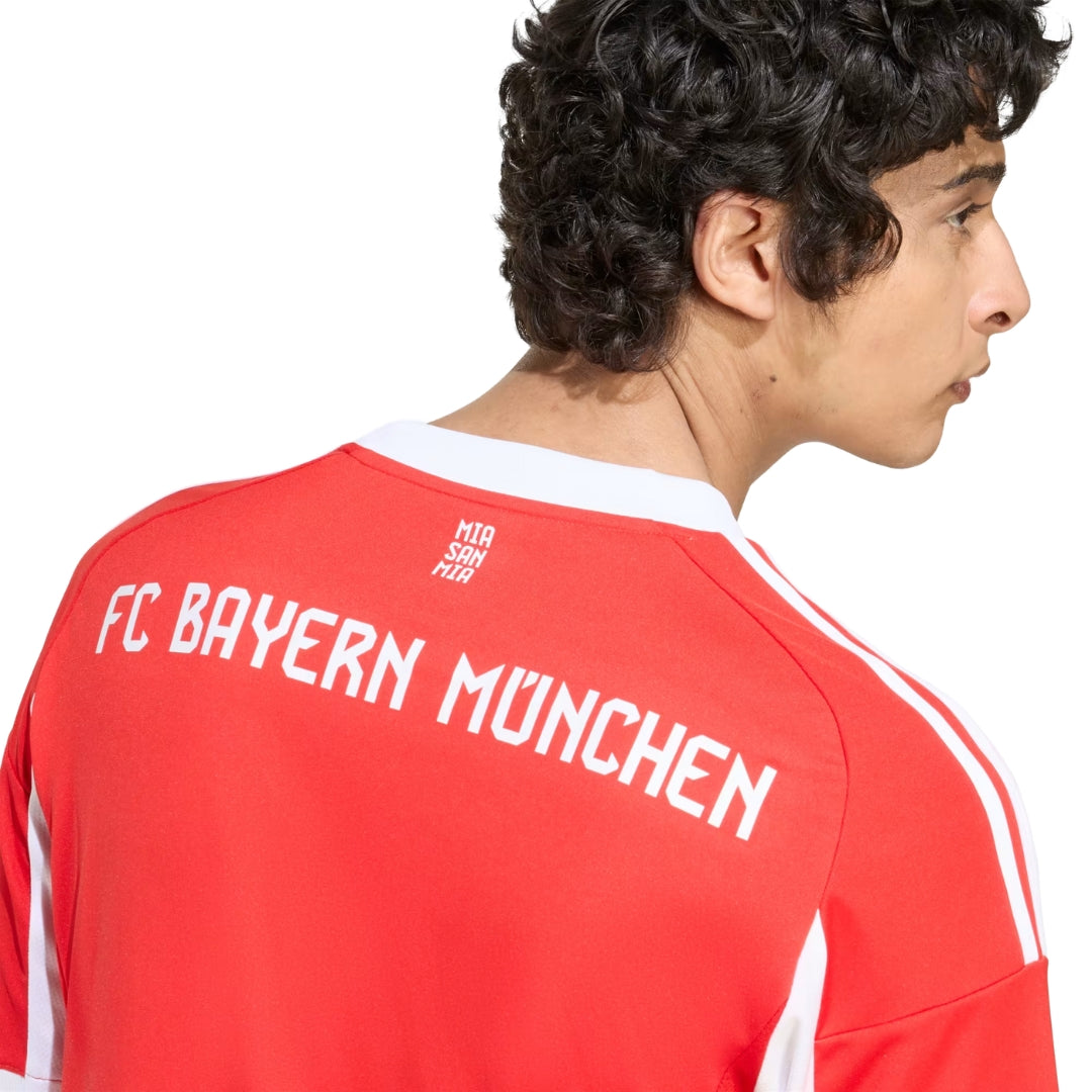 adidas Bayern Munich Beckenbauer Home Jersey w/ Champions League Patches 25/26 (Red)