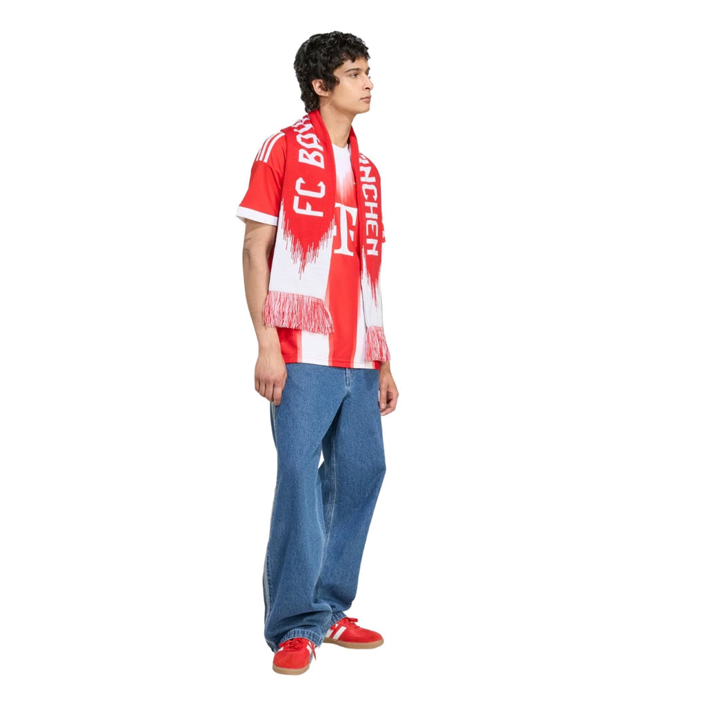 adidas Bayern Munich Beckenbauer Home Jersey w/ Champions League Patches 25/26 (Red)