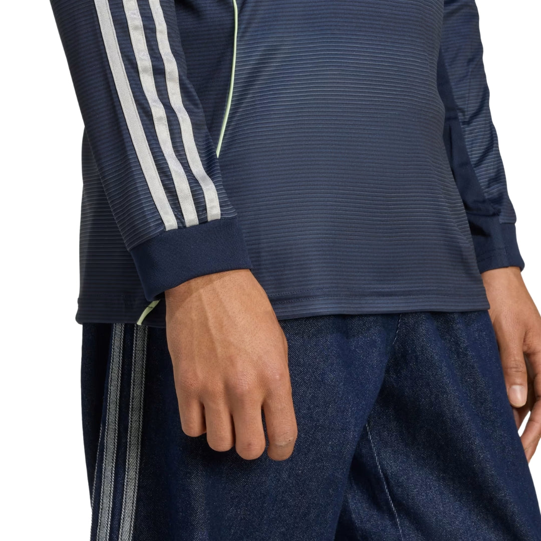 adidas Real Madrid Arda Guler Long Sleeve Away Jersey w/ Champions League Patches 25/26 (Legend Ink)