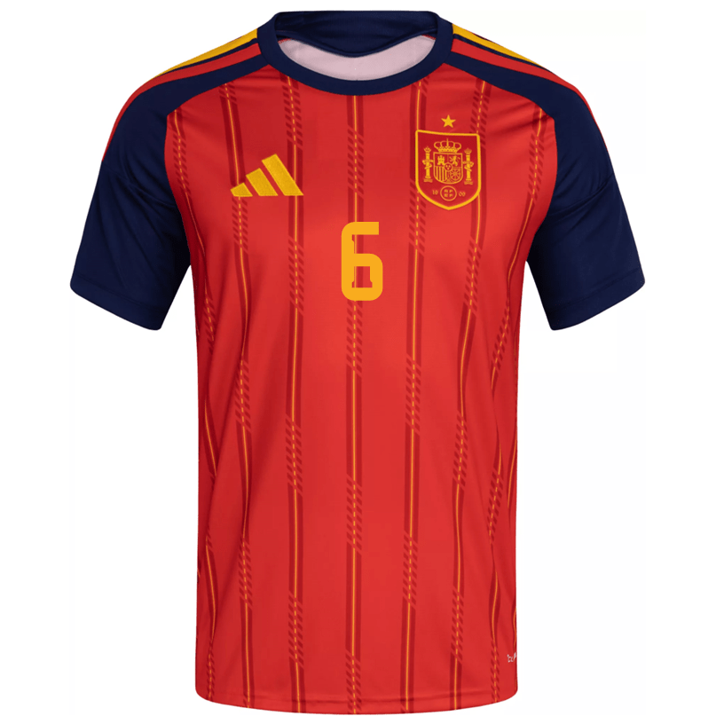 adidas Men's Gavi Spain World Cup Home Jersey 2026 (Vivid Red)