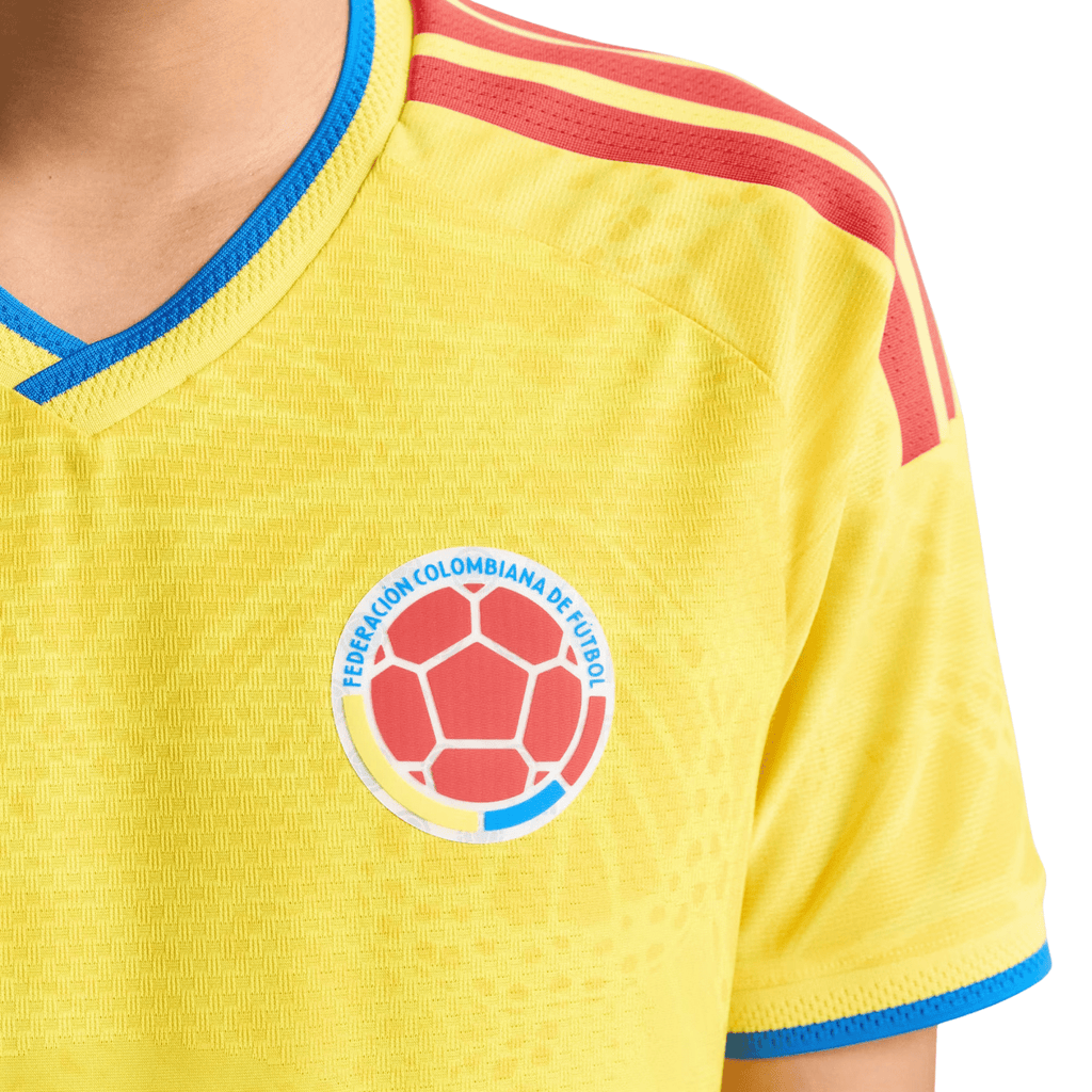 adidas Men's Cordoba Colombia 2026 Authentic Home Jersey (Impact Yellow)