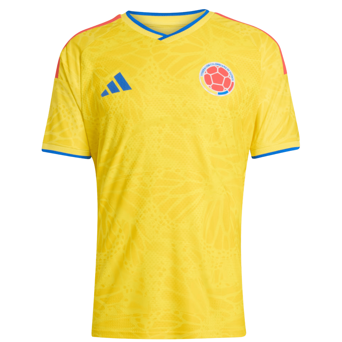 adidas Men's Mina Colombia 2026 Authentic Home Jersey (Impact Yellow)