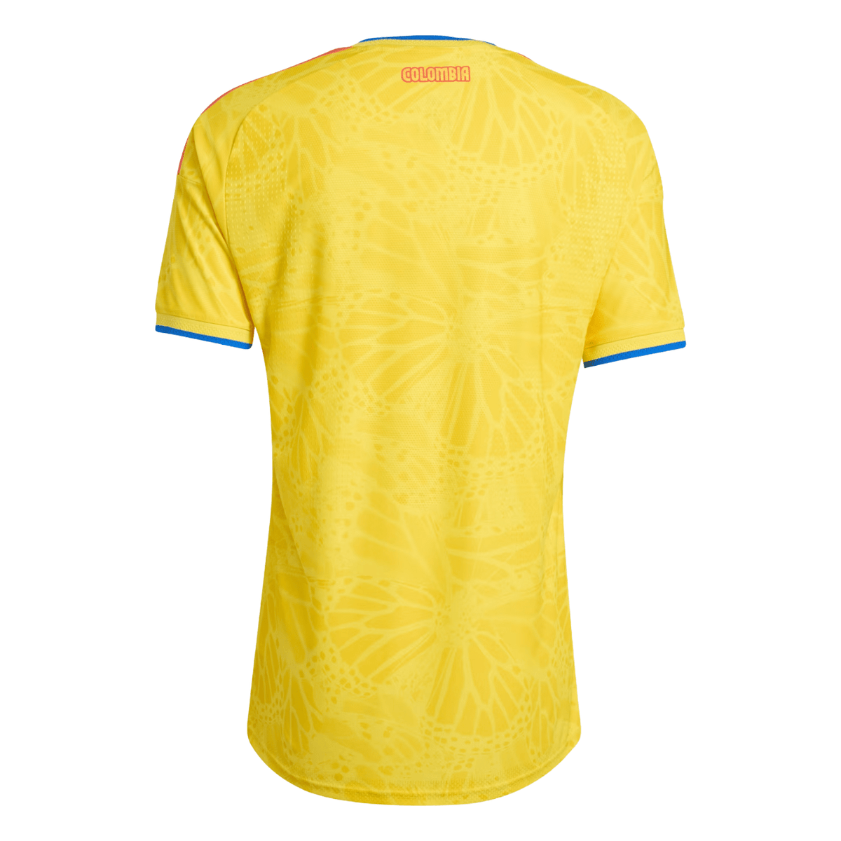adidas Men's Lerma Colombia 2026 Authentic Home Jersey (Impact Yellow)
