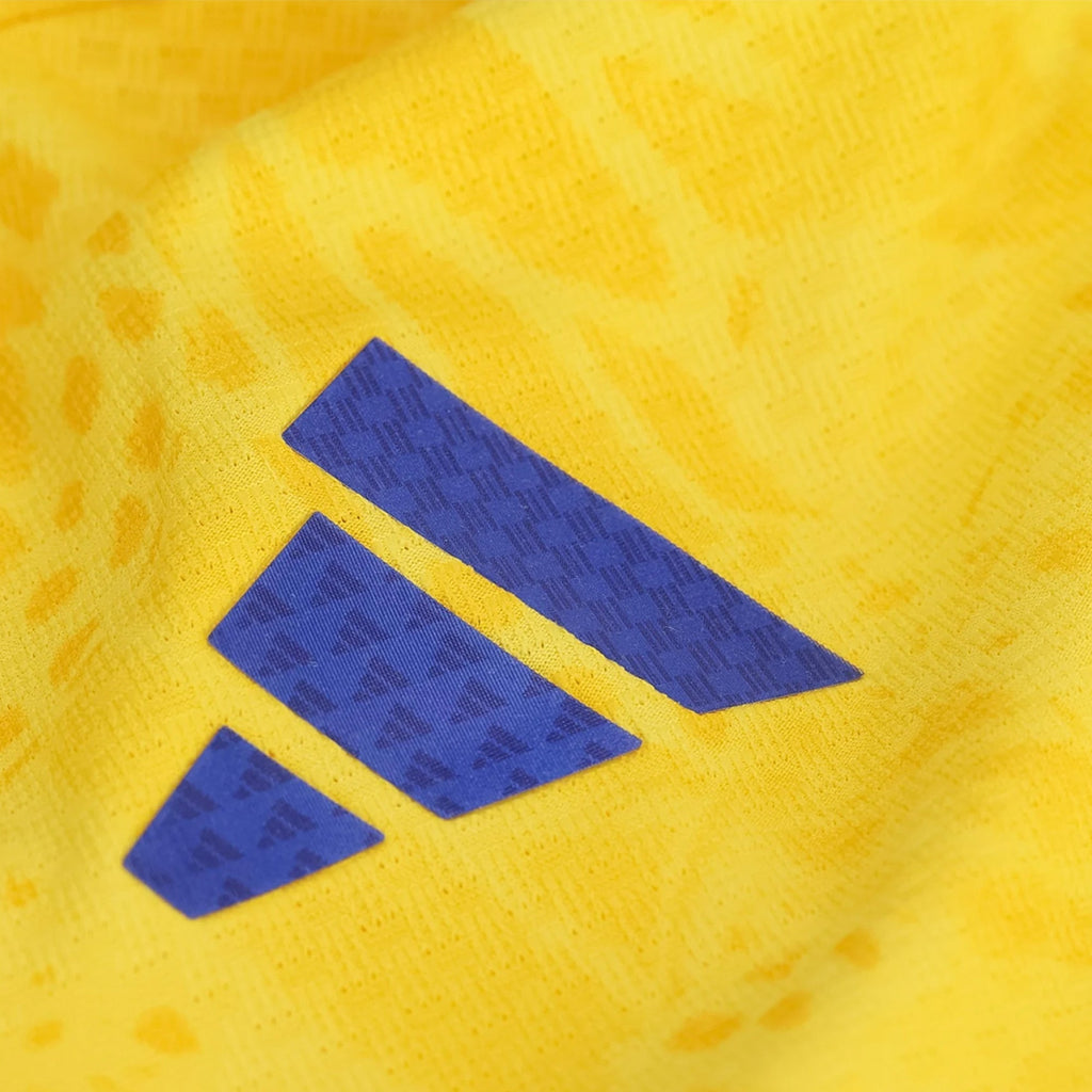 adidas Men's Arias Colombia 2026 Authentic Home Jersey (Impact Yellow)