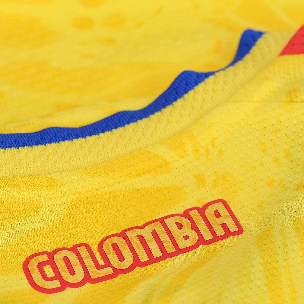 adidas Men's D. Sanchez Colombia 2026 Authentic Home Jersey (Impact Yellow)