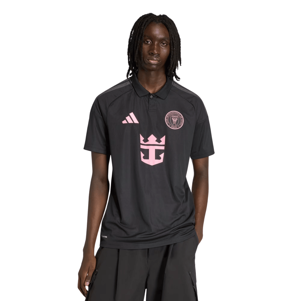 adidas Men's Callender Inter Miami CF 26/27 Away Jersey (Black/Pink)