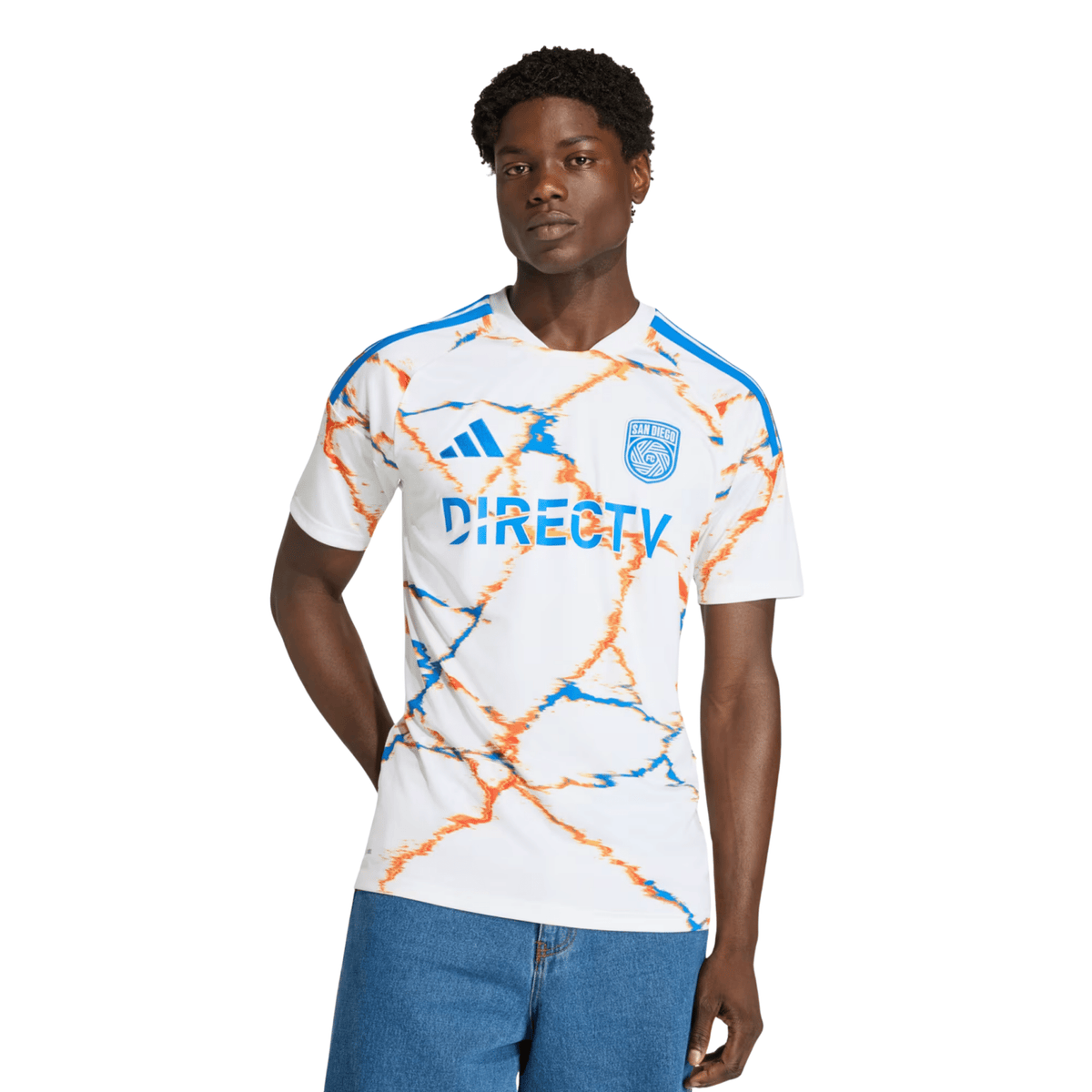 adidas Men's Soma San Diego FC 26/27 Away Stadium Jersey (White)
