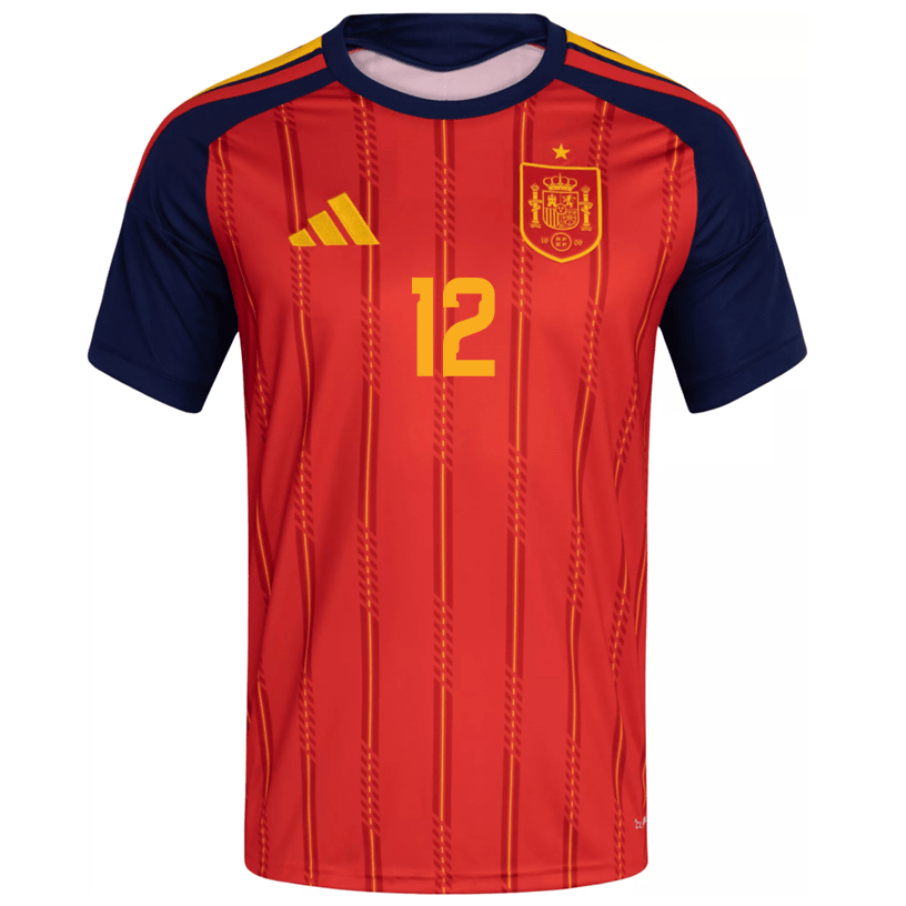adidas Men's Remiro Spain World Cup Home Jersey 2026 (Vivid Red)