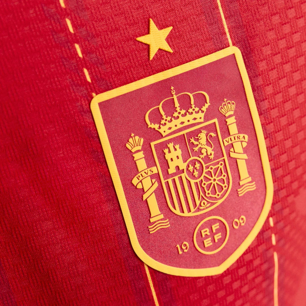 adidas Men's Merino Spain Authentic World Cup Home Jersey 2026 (Vivid Red)