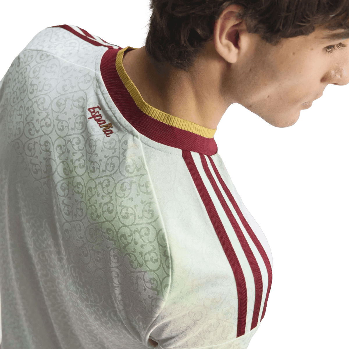 adidas Men's Spain Authentic MartÃ­n Zubimendi Away Jersey 2026 (White)