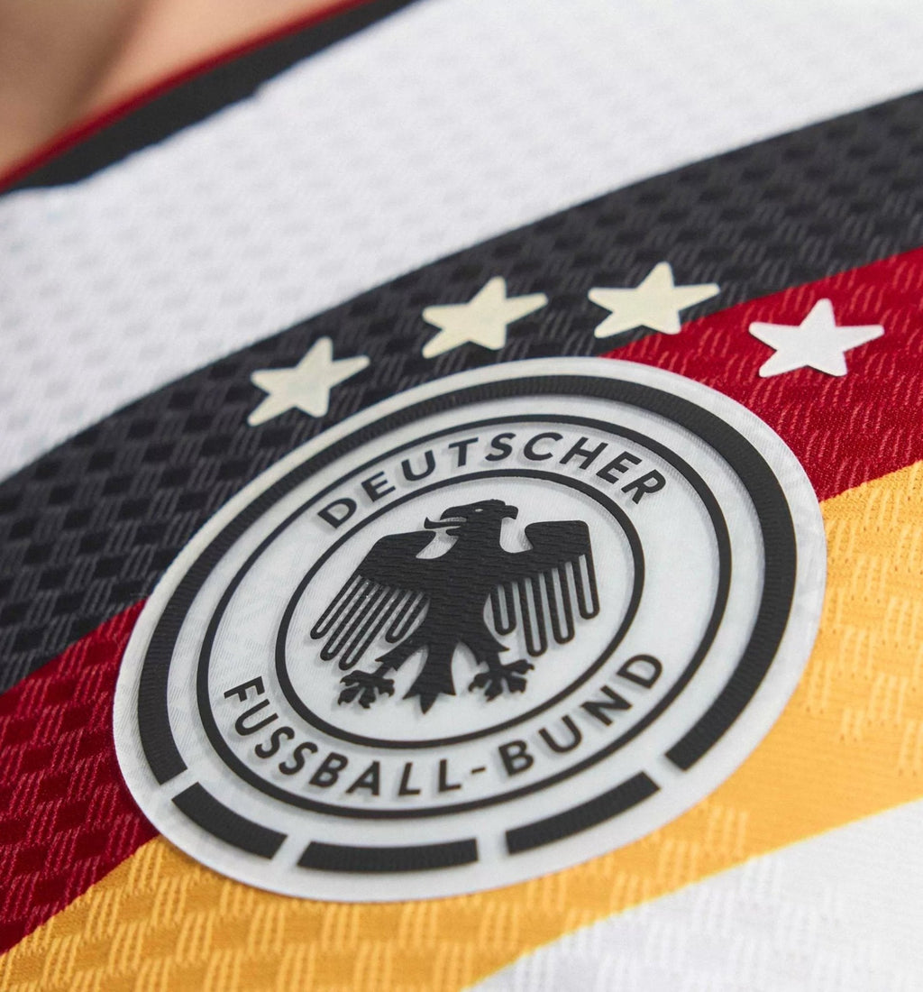 adidas Men's Tah Germany Authentic Home World Cup Jersey 2026 (White/Black)